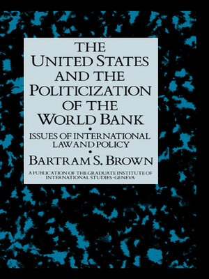 cover image of United States & the Politicizati